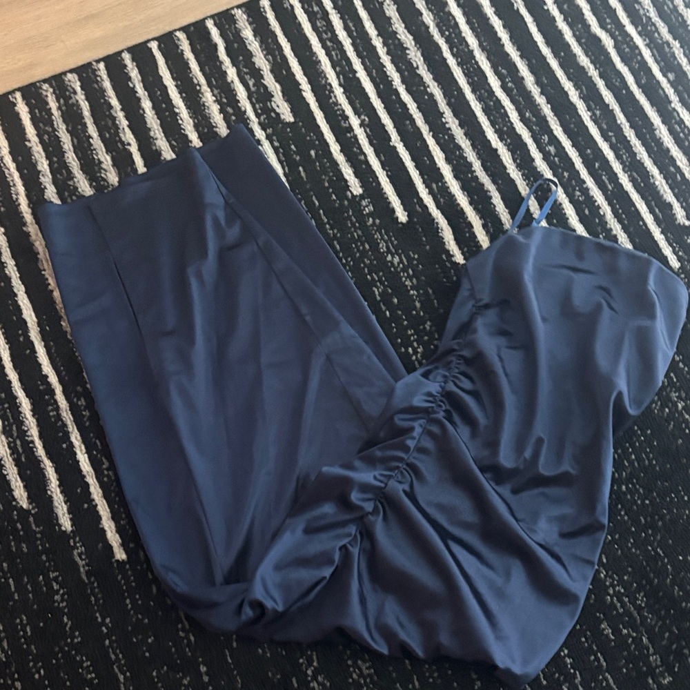 Windsor Navy Blue Midi Dress